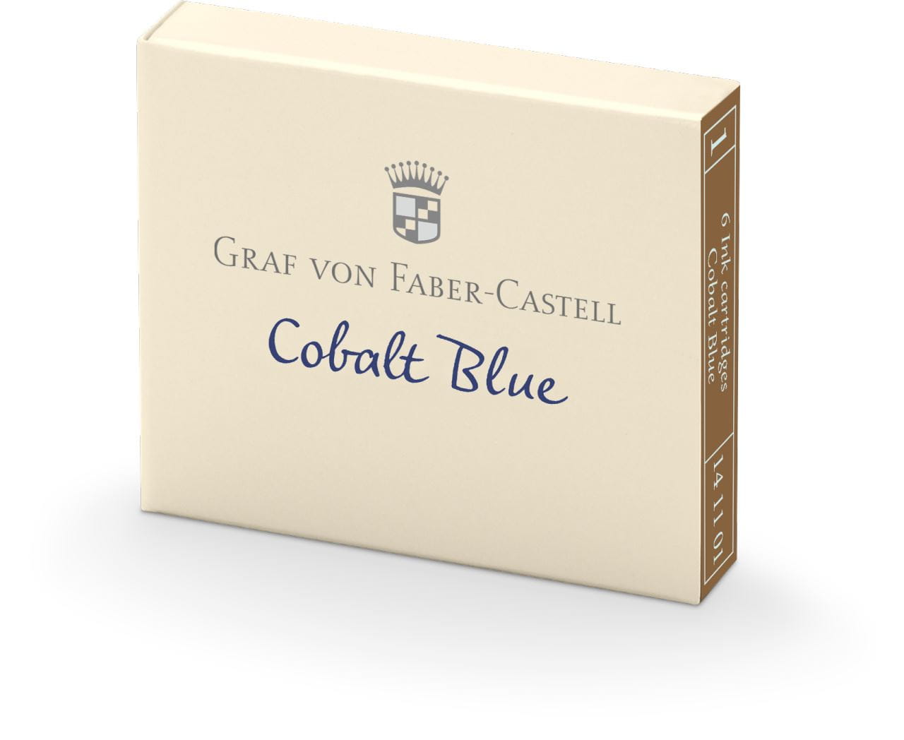 Graf-von-Faber-Castell - Cartuchos de tinta azul cobalto x6