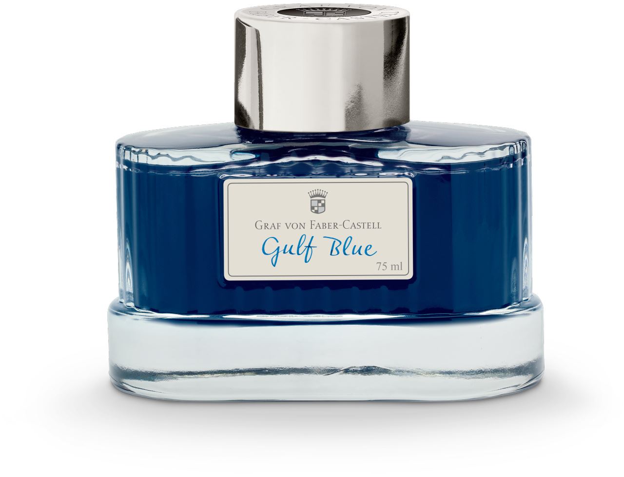 Graf-von-Faber-Castell - Tintero de vidrio Gulf Blue 75ml