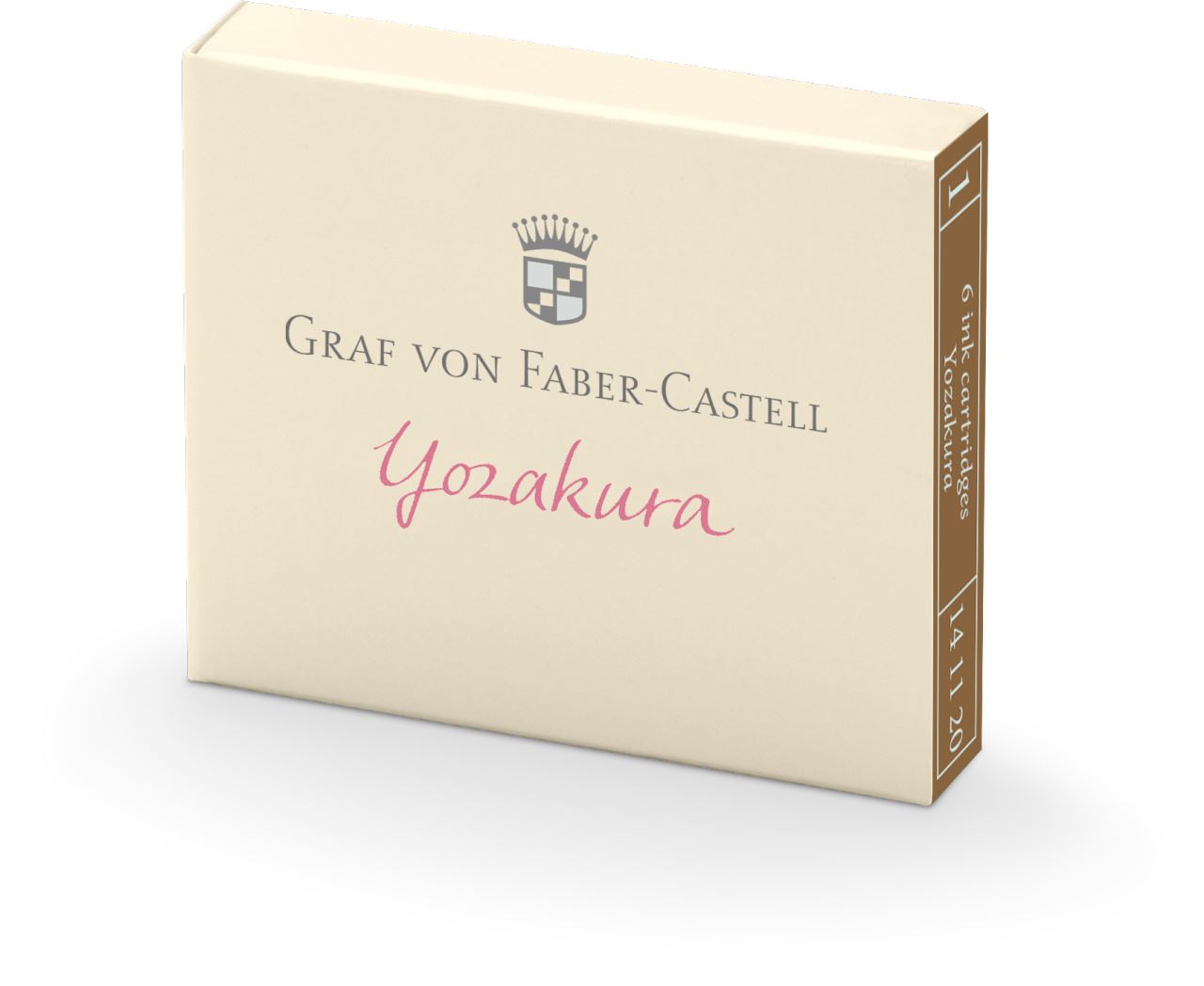 Graf-von-Faber-Castell - 6 cartuchos de tinta Yozakura