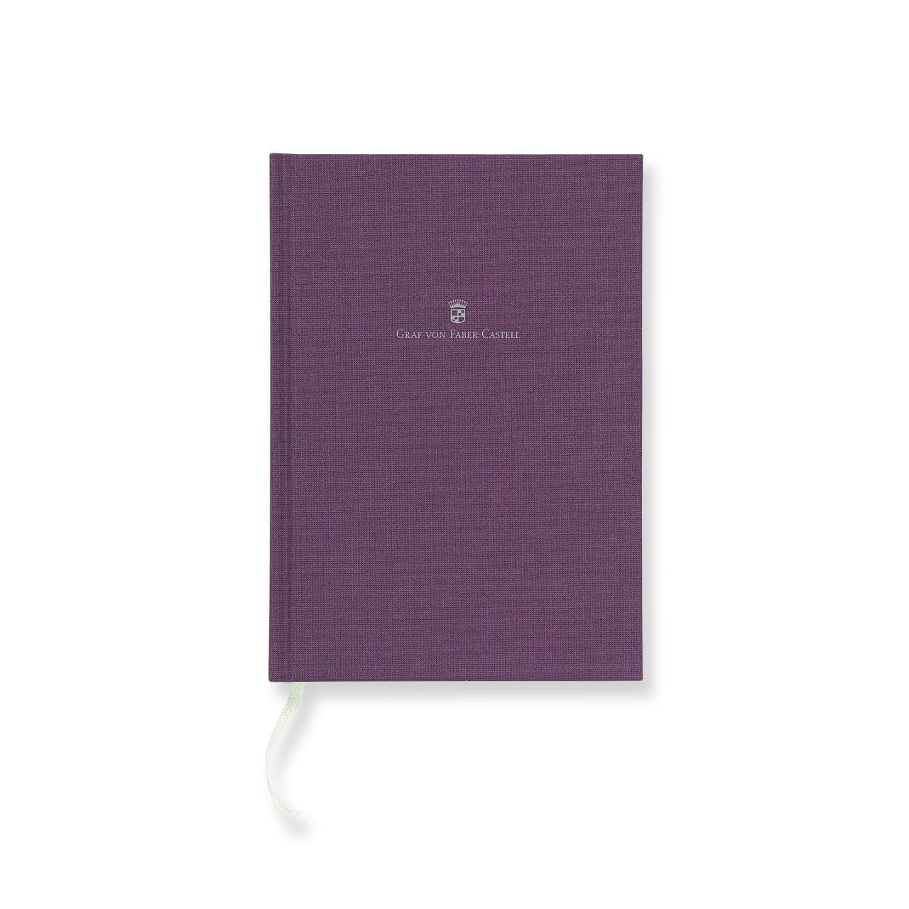 Graf-von-Faber-Castell - Cuaderno con tapa de lino DIN A5 violeta