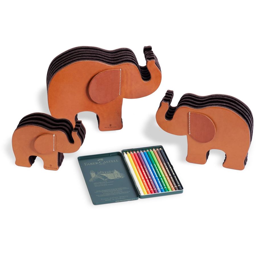 Graf-von-Faber-Castell - Portalápices elefante pequeño, Natural