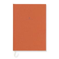 Graf-von-Faber-Castell - Cuaderno con tapas de lino A4 Naranja