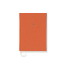 Graf-von-Faber-Castell - Cuaderno con tapas de lino A5 Naranja