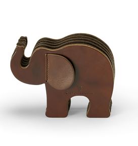 Graf-von-Faber-Castell - Portalápices elefante grande, Marrón Oscuro